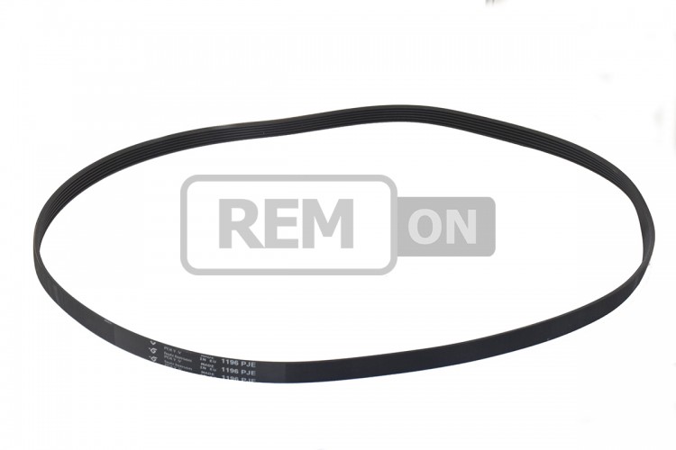 Ремінь J61196 EL black (Hutchinson Poly.V 1196 PJE)